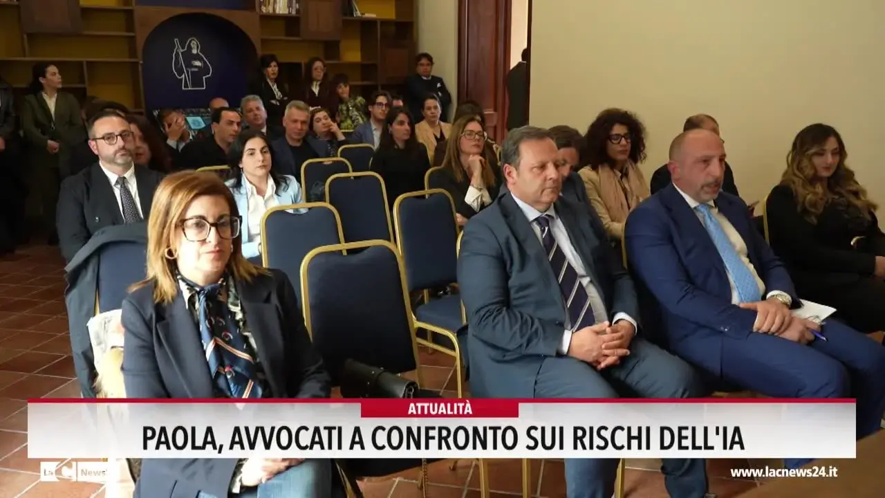 Paola, avvocati a confronto sui rischi dell'ia