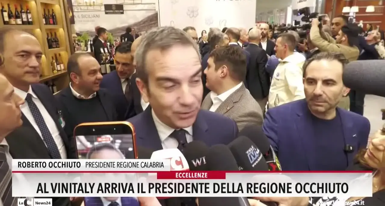 Al Vinitaly arriva il presidente della Regione Occhiuto