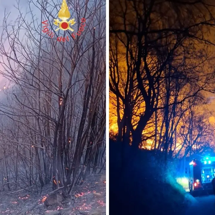 <p>Vasto incendio tra Martirano e Conflenti: vigili del fuoco al lavoro dalla serata di ieri - VIDEO</p>