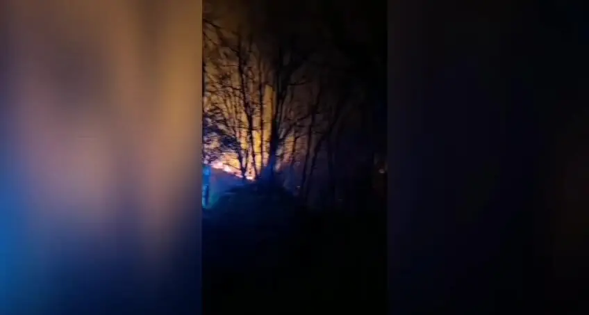 Incendio tra Martirano e Conflenti