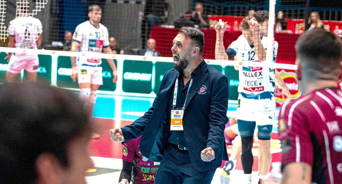 Domotek Volley conquista la gara 5 contro Reggio Emilia, Polimeni esulta: «Questa squadra ha il cuore di una città intera»\n