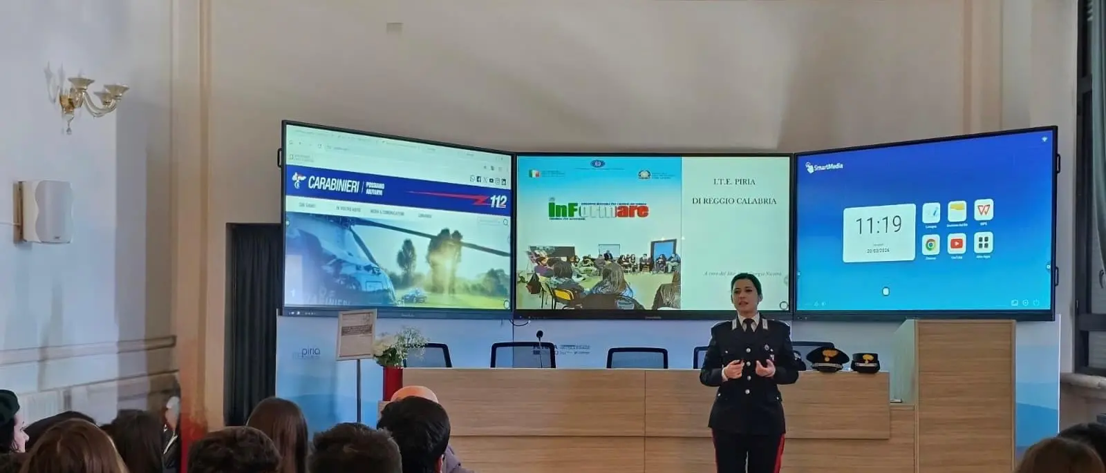 Reggio Calabria, i Carabinieri incontrano gli studenti: il cane “Manco” protagonista del progetto «InFormare»\n