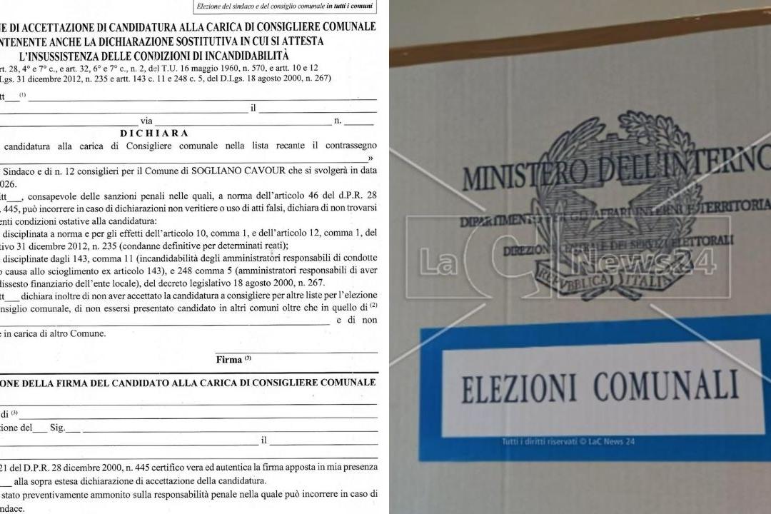 San Calogero, il modulo per le elezioni sbagliato: candidati “spediti ...