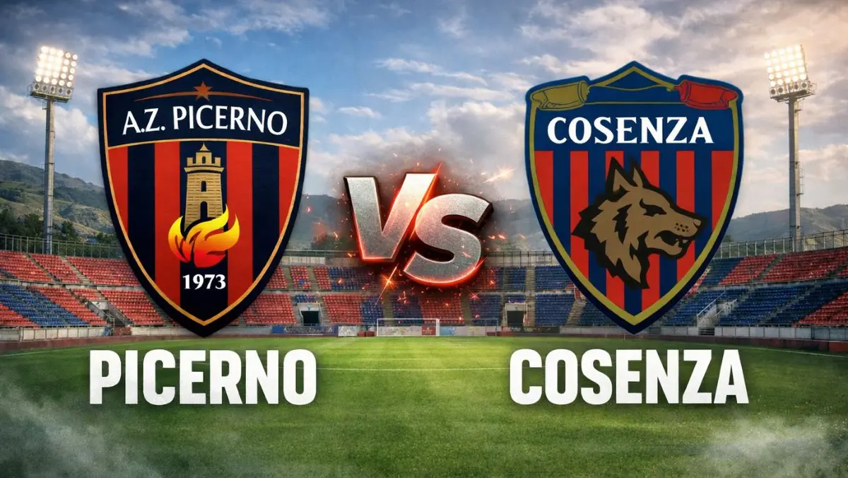 Picerno-Cosenza (1-1): formazioni, tabellino e cronaca del match | LIVE