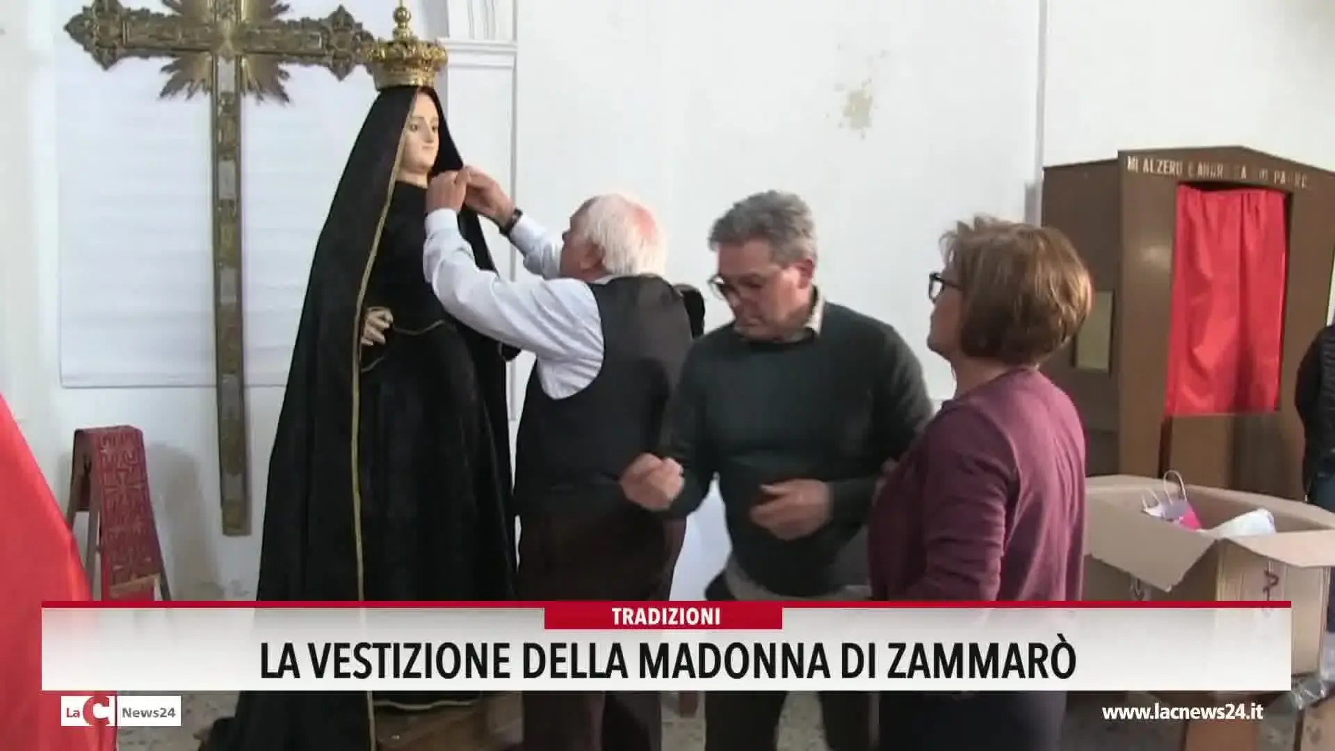 La vestizione della Madonna di Zammaro