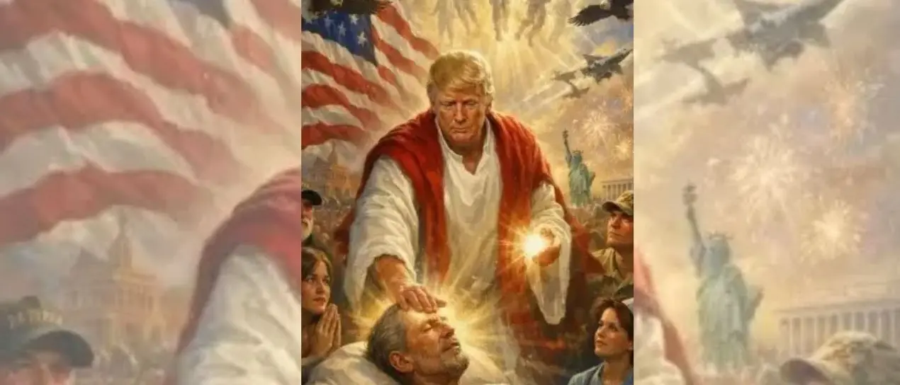 Il delirio messianico di Trump, la risposta evangelica di Leone XIV e il cuore anticristico del falso cristianesimo\n