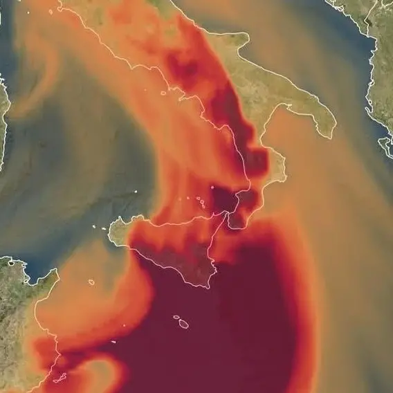 Dal ciclone afro-mediterraneo arriva la sabbia del Sahara\n