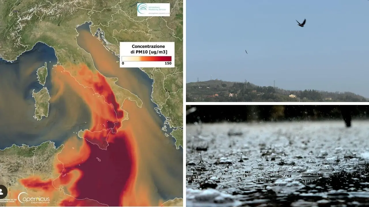 Il ciclone Ulla imperversa sulla Calabria con cieli lattiginosi e sabbia dal Sahara: oggi le piogge “sporche”\n