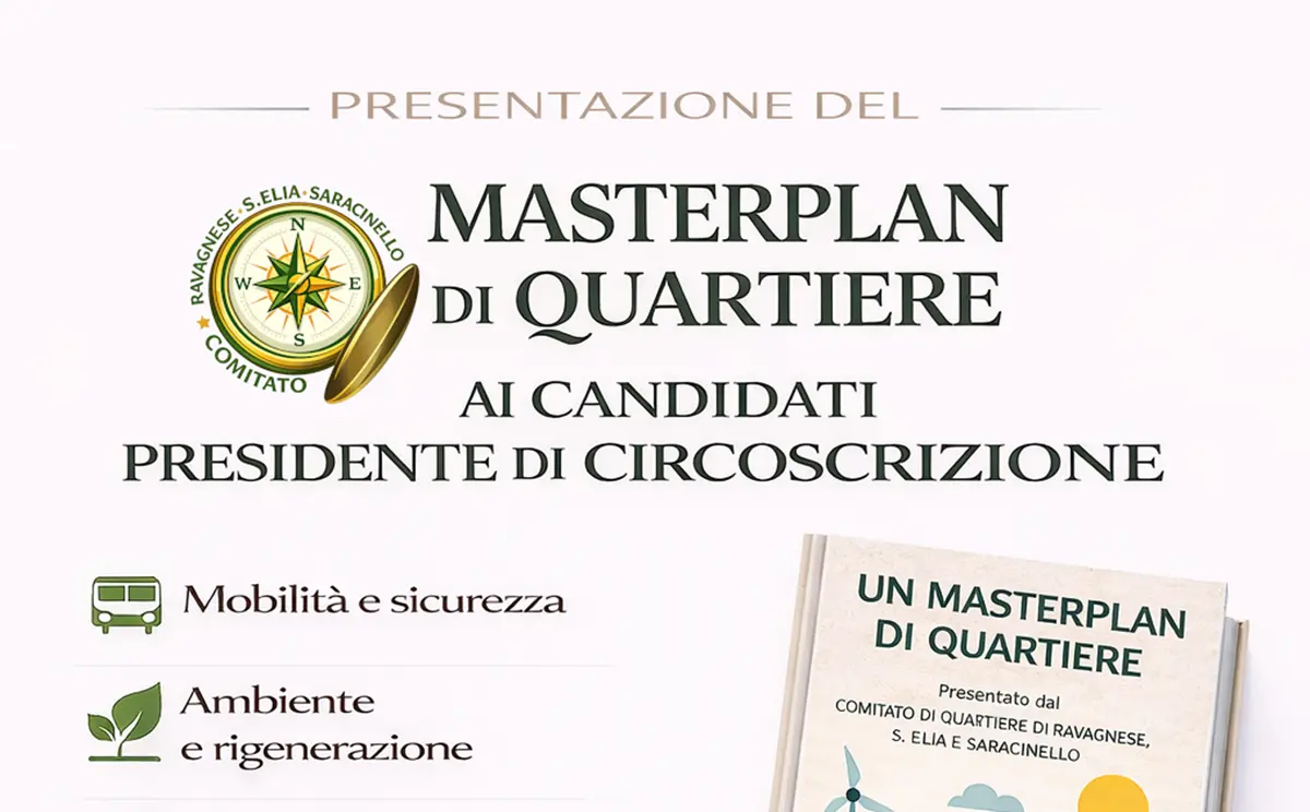 Reggio, il comitato di\u00A0Ravagnese -\u00A0Sant’Elia - Saracinello presenta il masterplan di quartiere\n