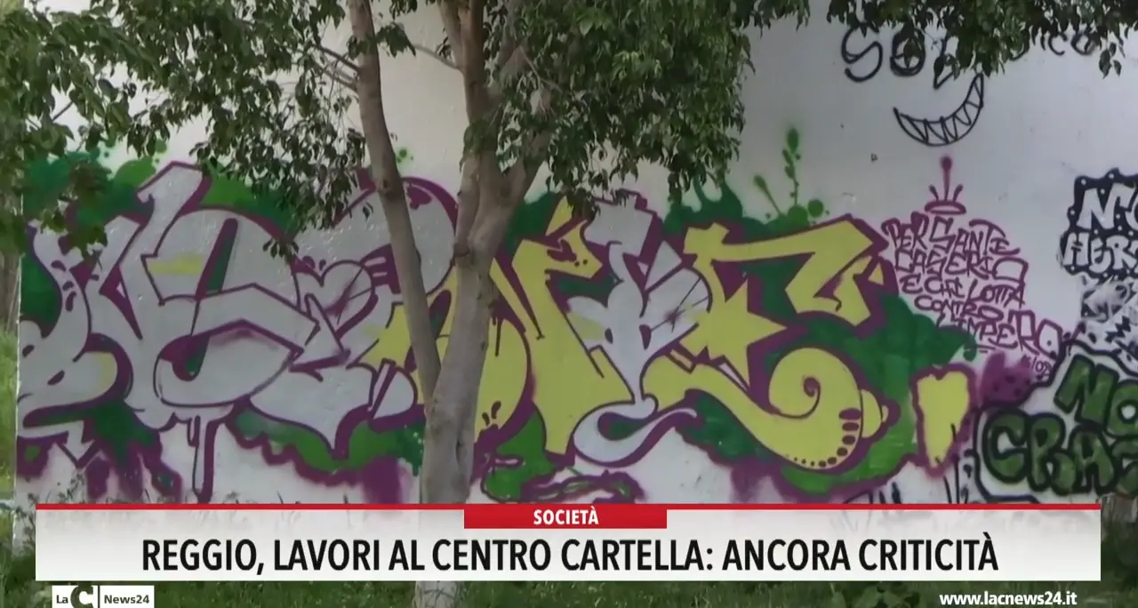 Reggio, lavori al centro Cartella: ancora criticità