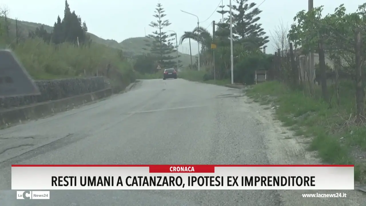 Resti umani a Catanzaro, ipotesi ex imprenditore
