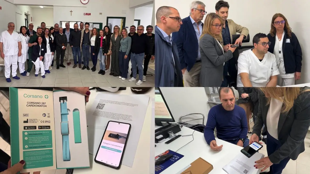 Longobucco, gruppo di pazienti monitorati h24 con un braccialetto (che chiama il 118)\n