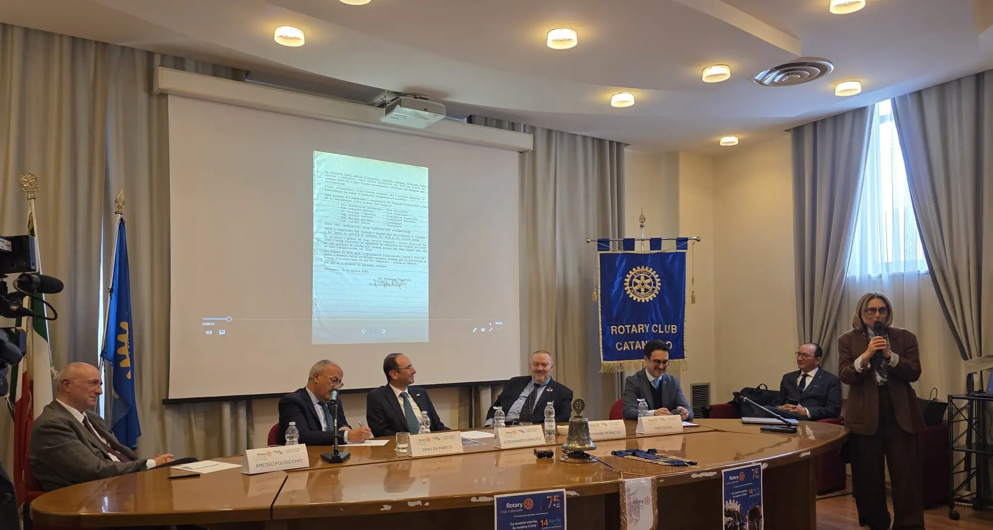 Rotary Catanzaro, presentate le iniziative per 75 anni, tra memoria e futuro\n
