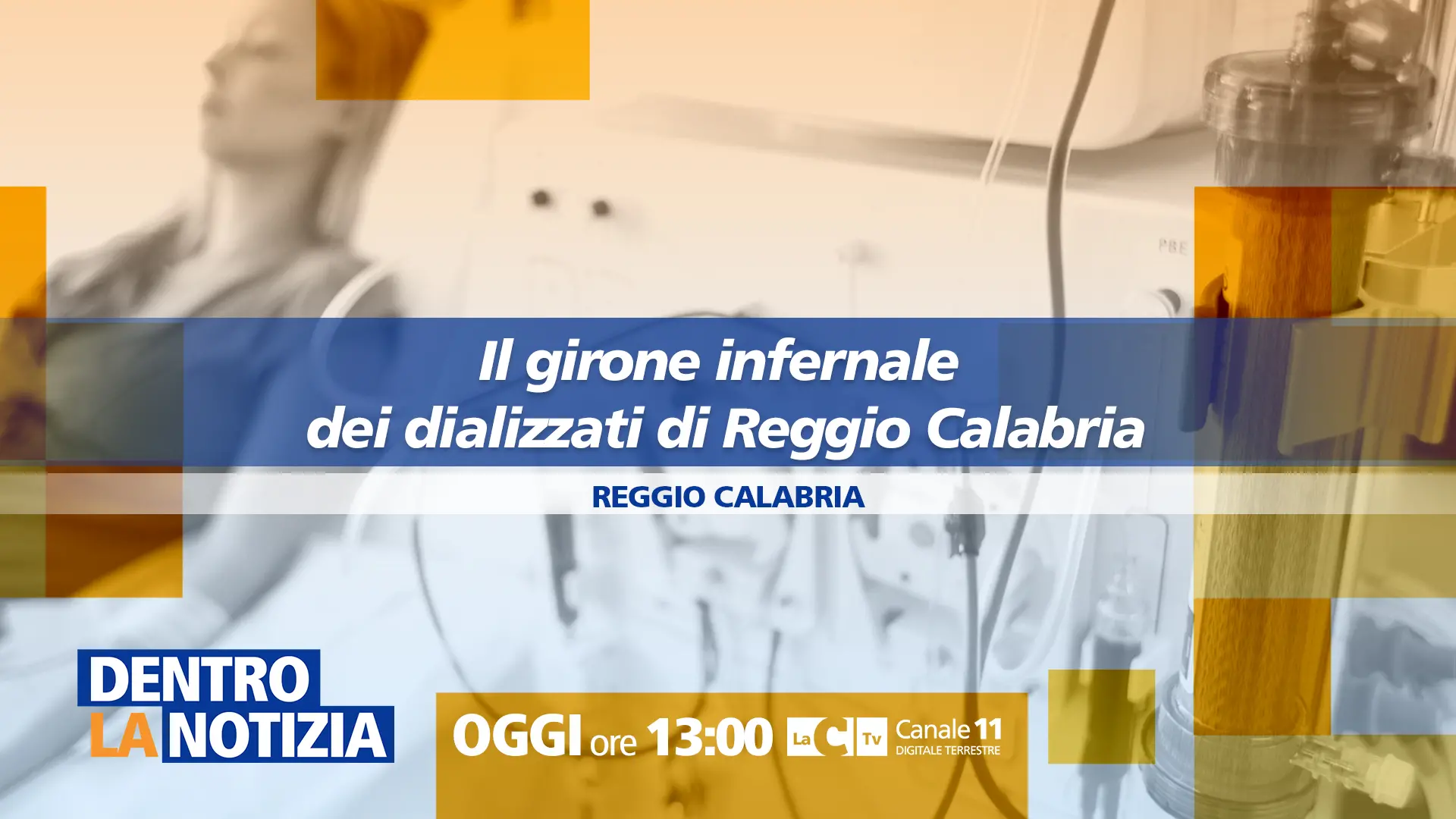 Le (tante) emergenze della sanità calabrese: a Dentro la notizia focus sull’inferno dei dializzati di Reggio\n