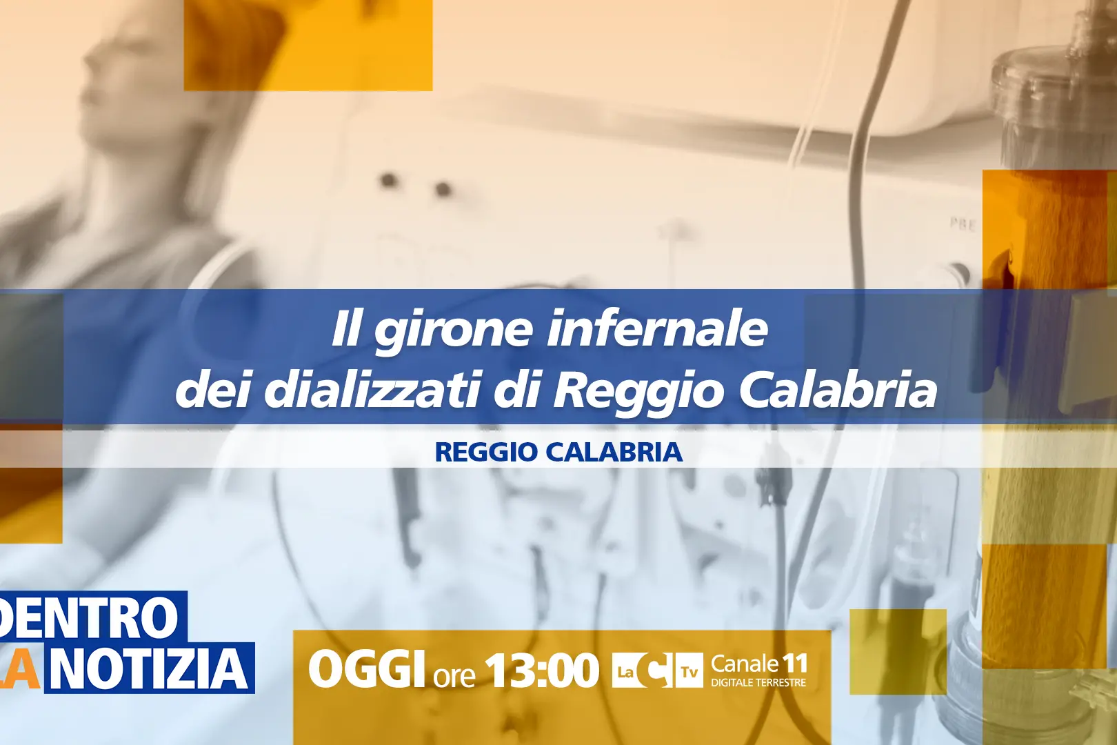 Le (tante) emergenze della sanità calabrese: a Dentro la notizia focus sull’inferno dei dializzati di Reggio\n