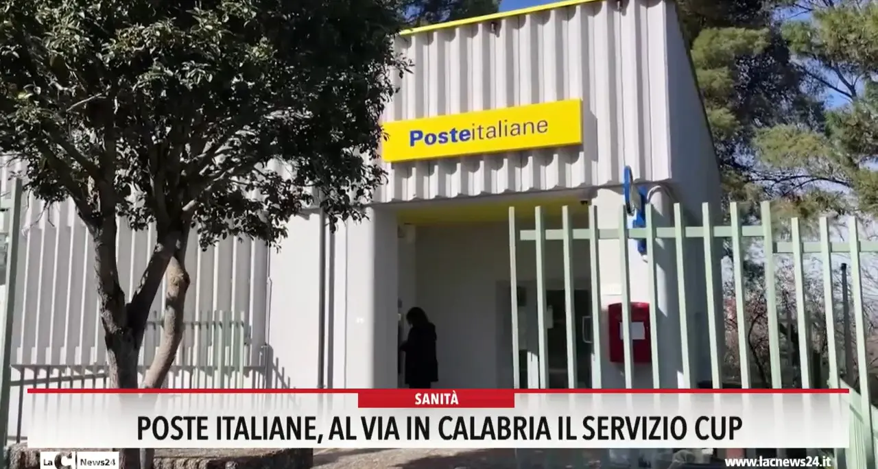Poste italiane, al via in Calabria il servizio Cup