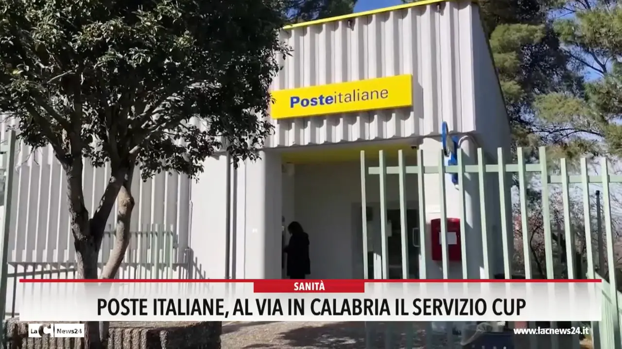 Poste italiane, al via in Calabria il servizio Cup