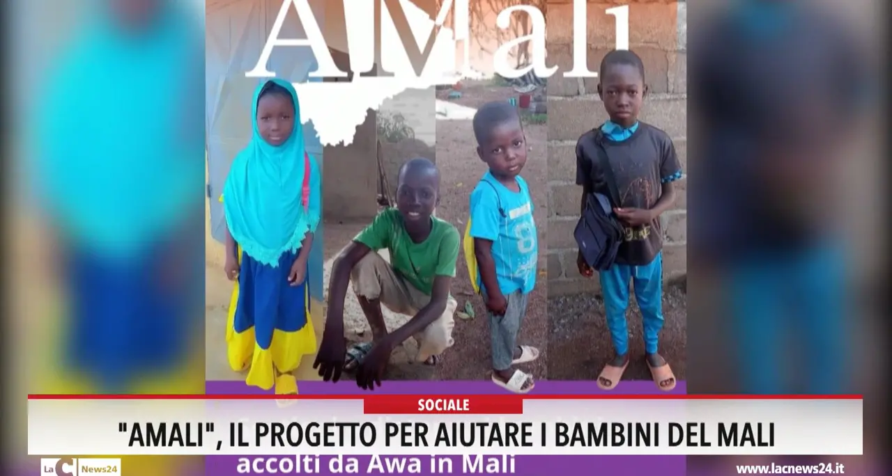 \"Amali\", il progetto per aiutare i bambini del Mali