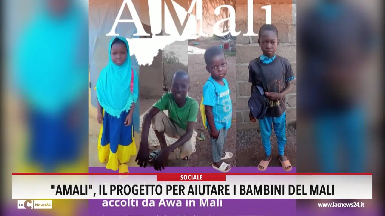 \"Amali\", il progetto per aiutare i bambini del Mali