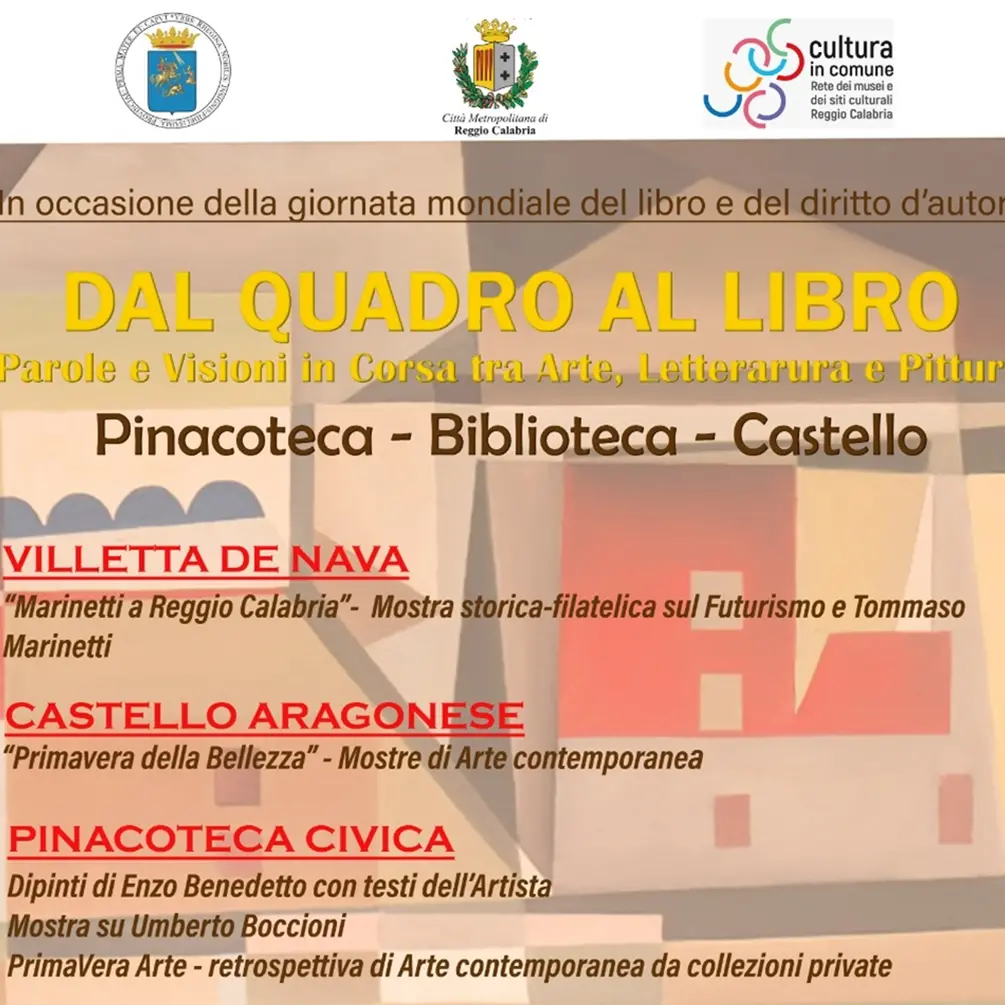 Dal Quadro al Libro: Parole e Visioni in Corsa tra Arte e Letteratura, tra Pinacoteca, Biblioteca e Castello\n