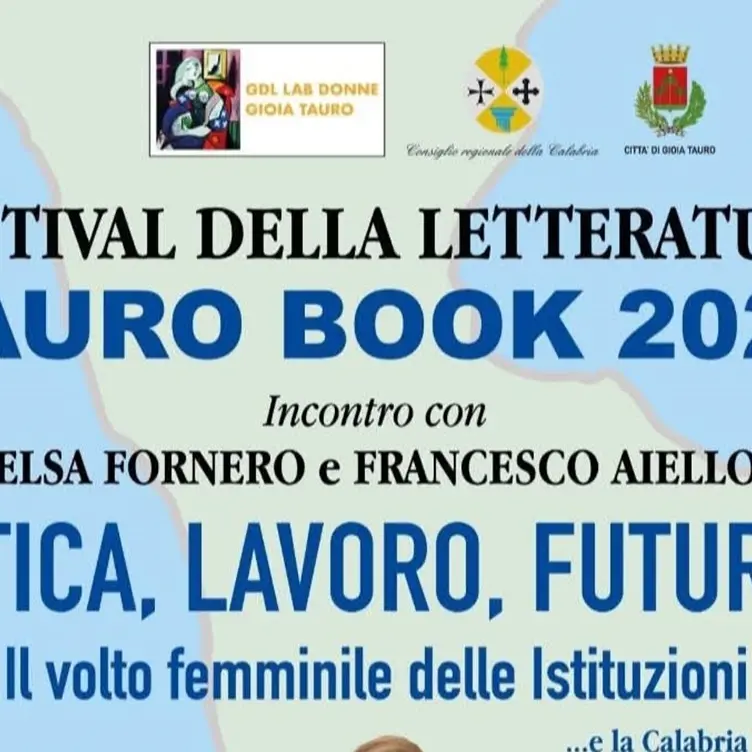 Tauro Book 2026, Elsa Fornero e Francesco Aiello a confronto a Gioia Tauro\n