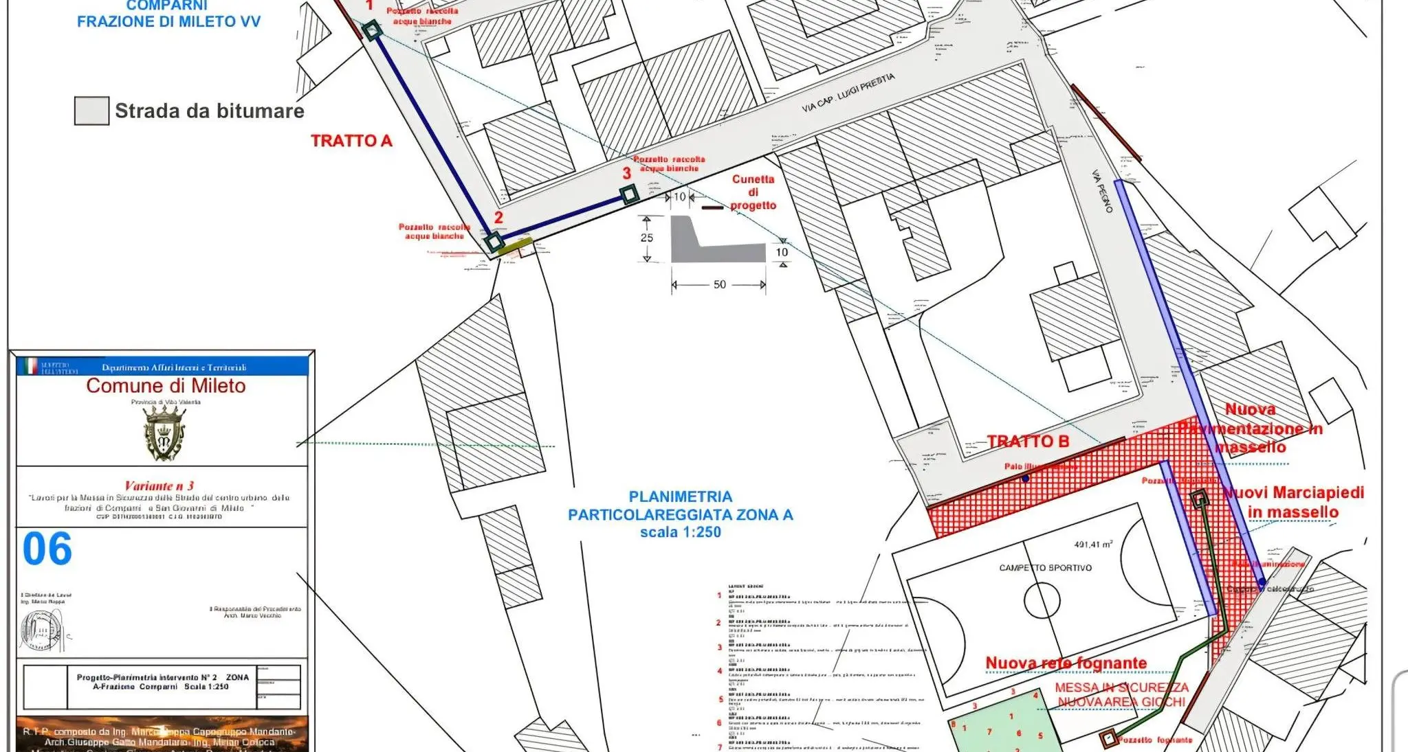 <p>Mileto, al via la <span style=\"color:hsl(0, 75%, 60%);\">messa in sicurezza </span>delle strade di Comparni: il sindaco Giordano invita a «collaborare con chi opera sul campo»</p>
