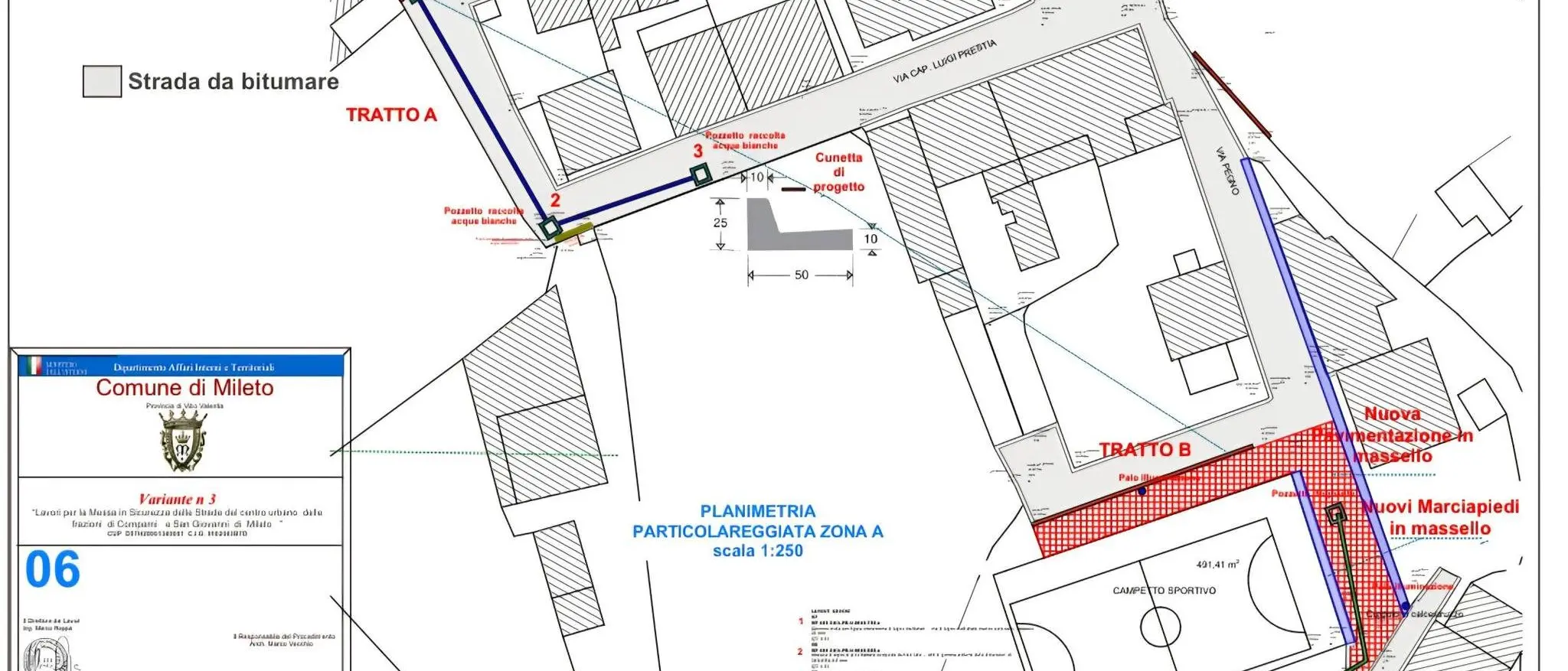 Mileto, al via la messa in sicurezza delle strade di Comparni:\u00A0il sindaco Giordano invita\u00A0a «collaborare con chi opera sul campo»\n