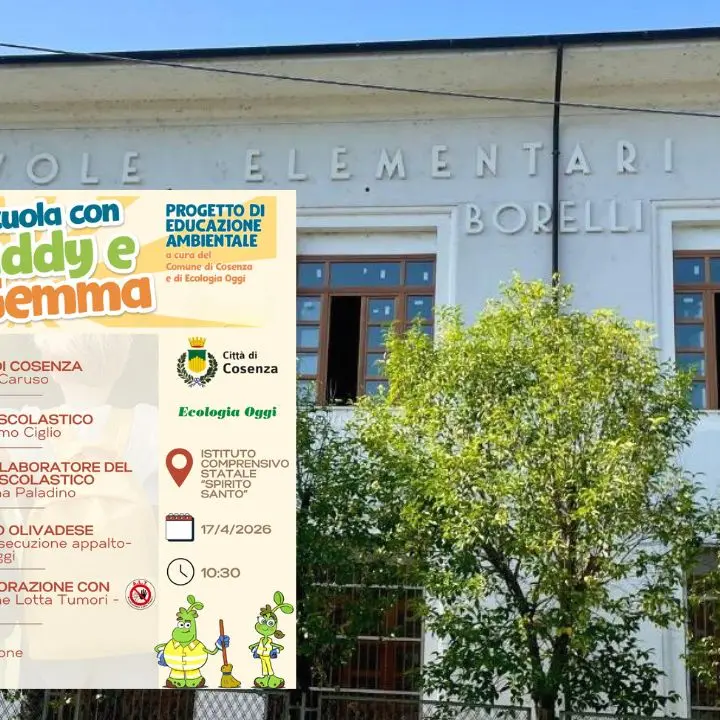 Cosenza, a lezione di educazione ambientale: ecco il progetto di Ecologia Oggi e Comune\n
