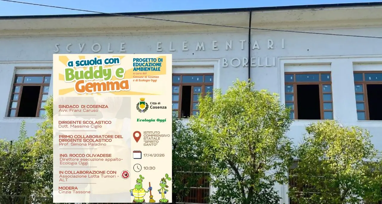 Cosenza, a lezione di educazione ambientale: ecco il progetto di Ecologia Oggi e Comune\n