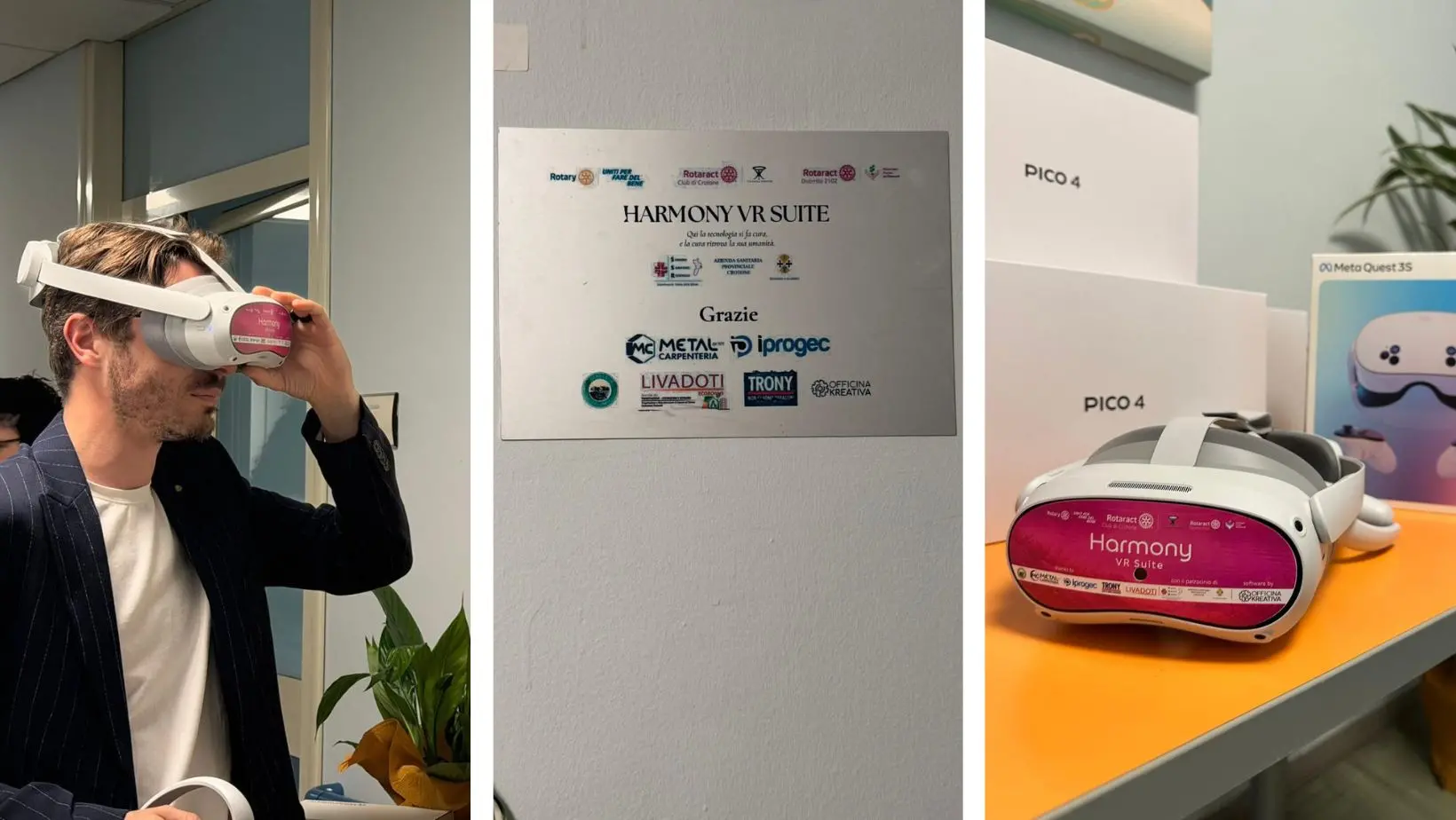 La realtà virtuale a supporto delle cure oncologiche,\u00A0all’ospedale di Crotone arriva la Harmony Vr Suite: è la prima al Sud\n