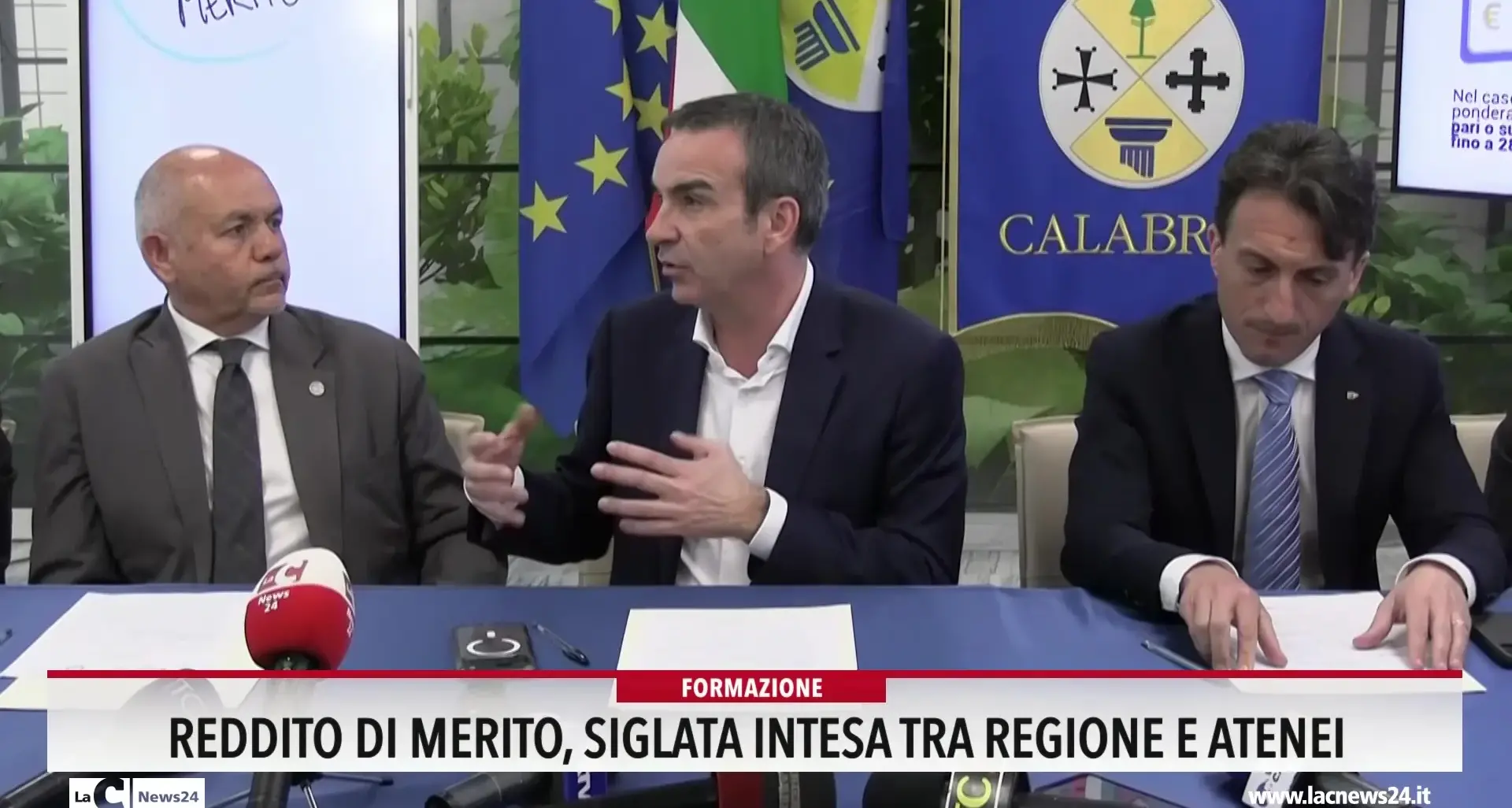 Reddito di merito, siglata intesa tra Regione e atenei