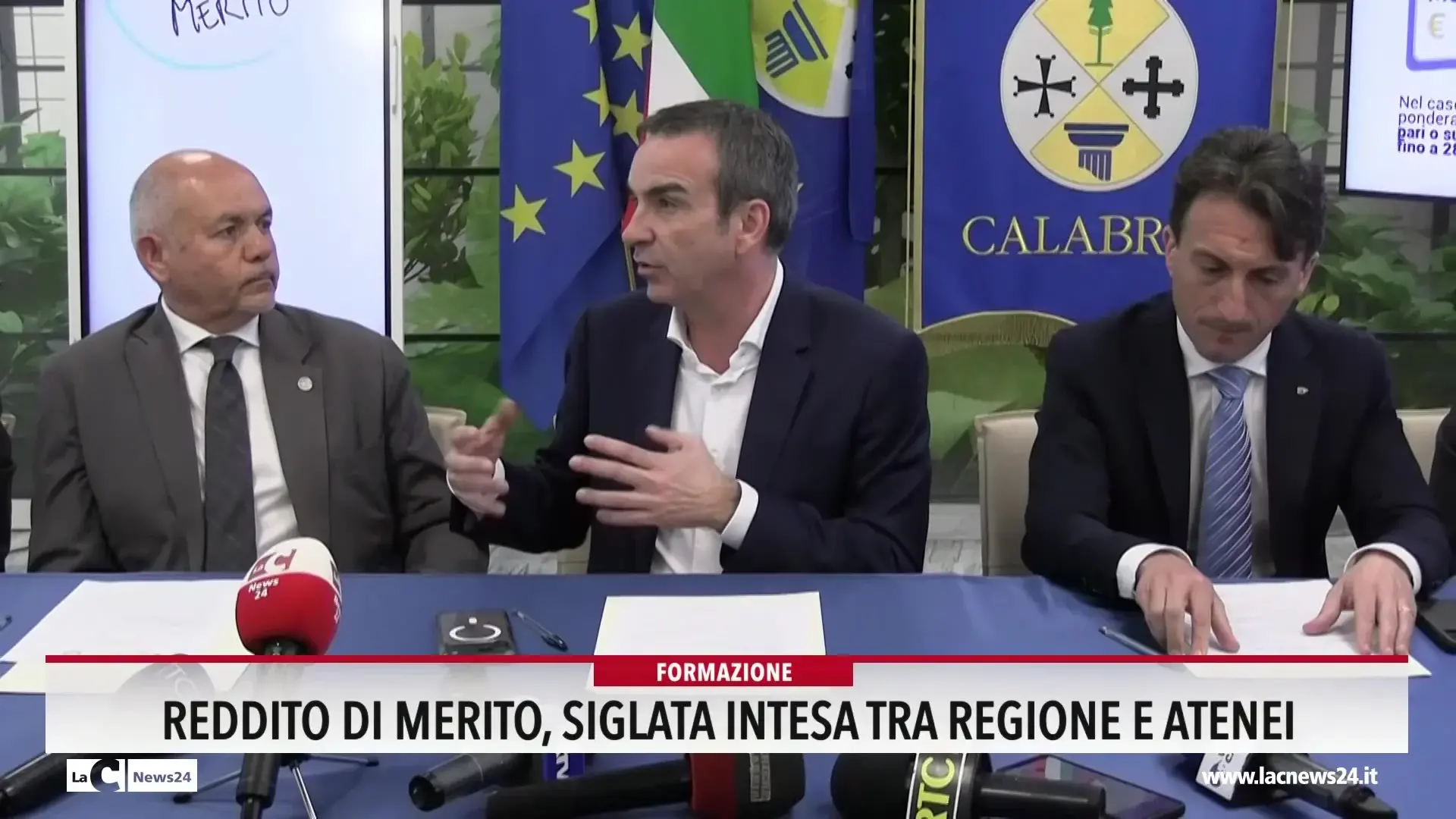 Reddito di merito, siglata intesa tra Regione e atenei