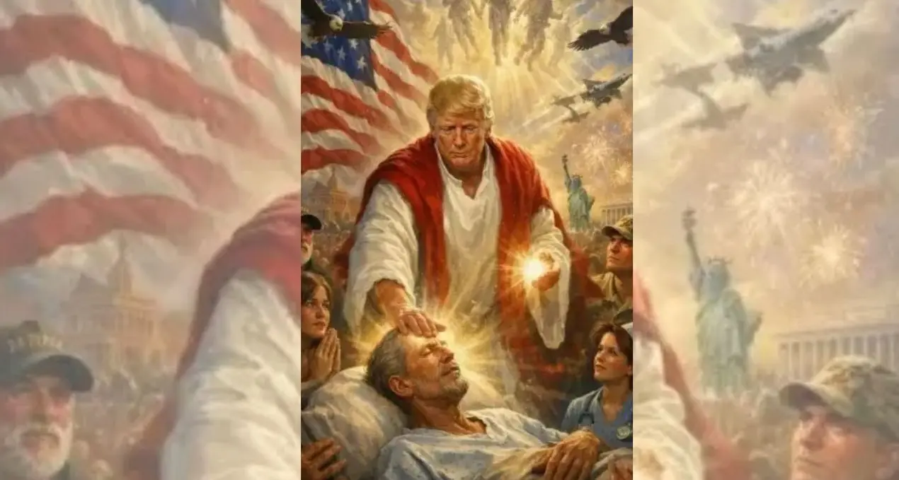 Trump come Gesù, come nasce il post che ha scatenato la\u00A0bufera social: il\u00A0retroscena sul consigliere del tycoon\n