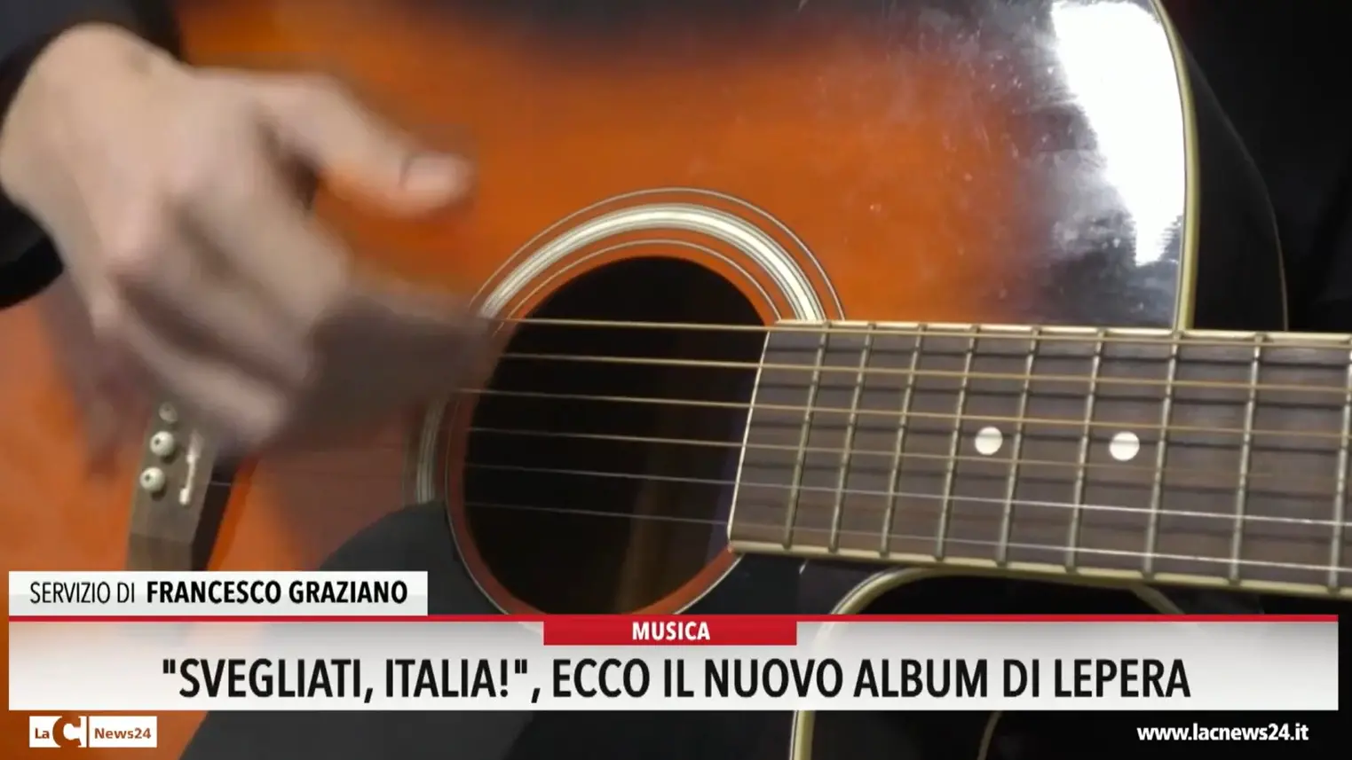 Svegliati Italia, ecco il nuovo album di Lepera