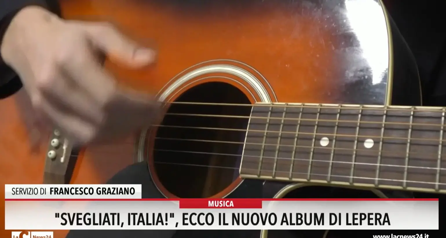 Svegliati Italia, ecco il nuovo album di Lepera