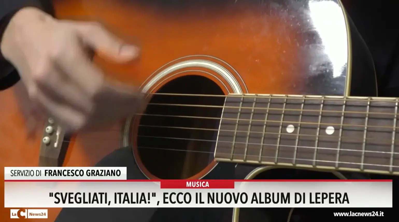 Svegliati Italia, ecco il nuovo album di Lepera