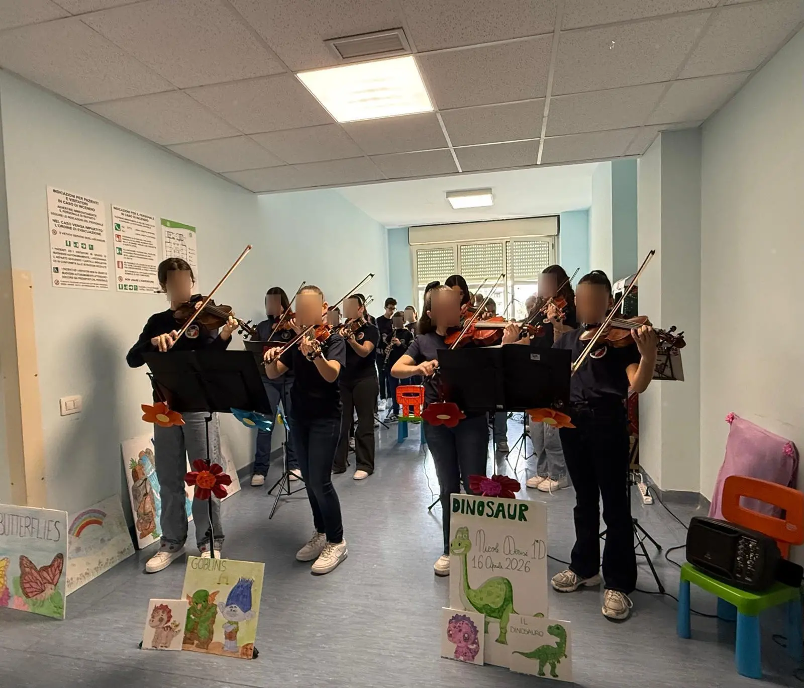 Reggio, mattinata di musica al reparto di\u00A0Oncoematologia Pediatrica del GOM\n