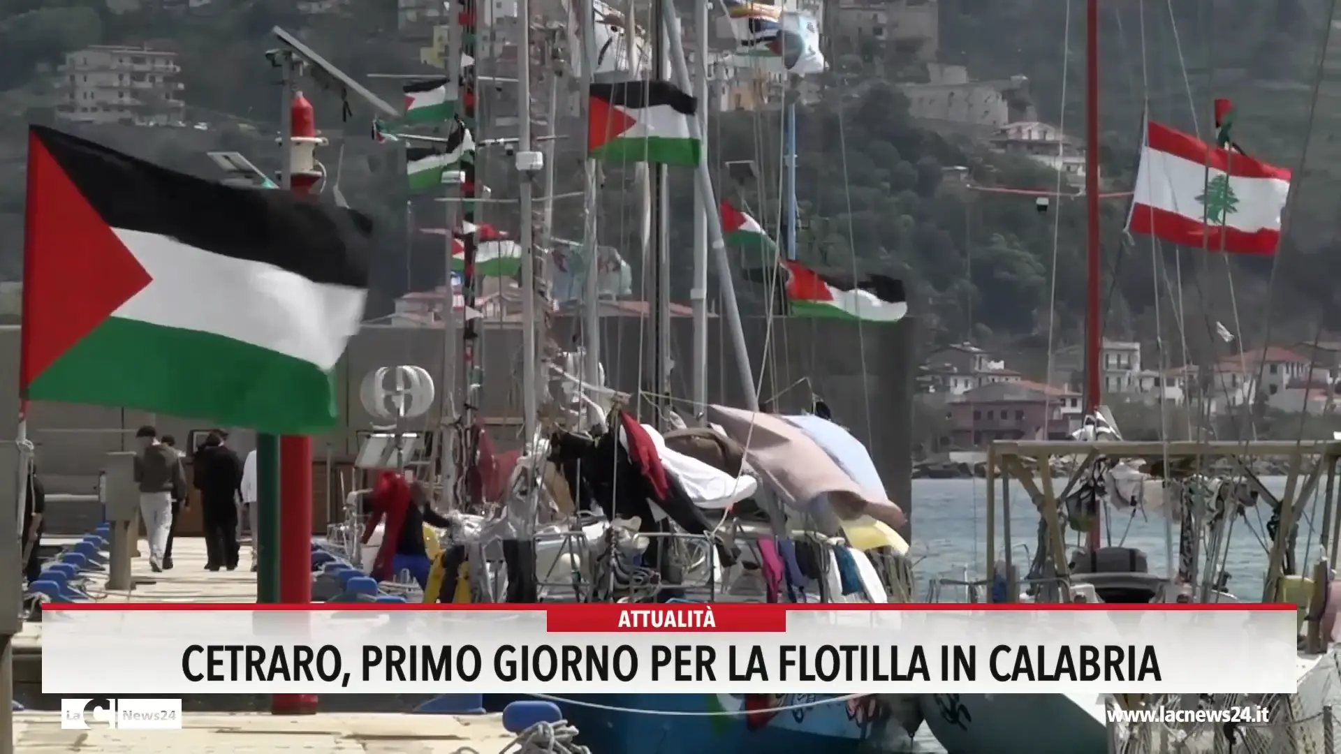 Cetraro, primo giorno per la Flotilla in Calabria