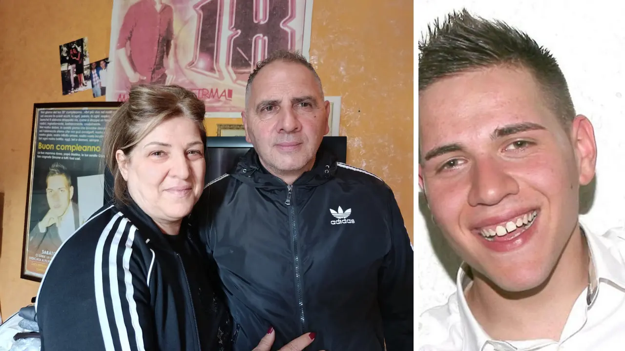 <p>Anna Lo Chiatto e Martino&nbsp;Ceravolo, genitori di Filippo (a destra)</p>\\n