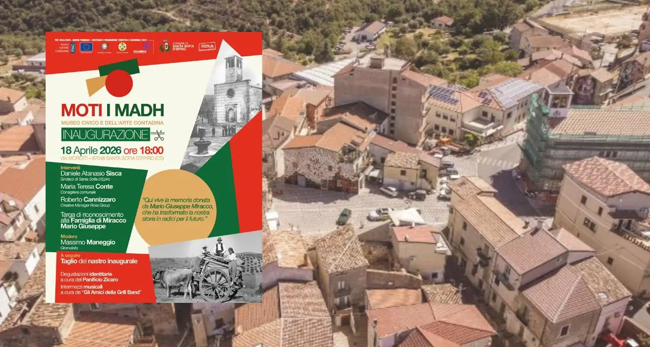 Santa Sofia D’Epiro, domani 18 aprile l’inaugurazione del Museo dell’arte contadina\n