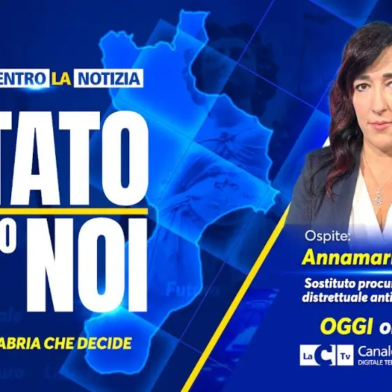 Lo Stato siamo noi, a Dentro la notizia il rapporto tra legalità e responsabilità collettiva: ospite il sostituto procuratore Frustaci