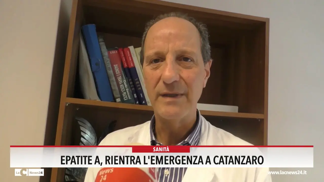 Epatite A, rientra l'emergenza a Catanzaro