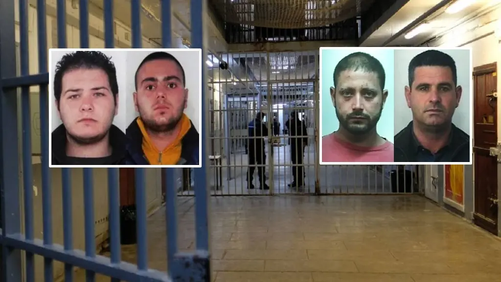 <p>Nei riquadri da sinistra verso destra: Rinaldo Loielo, Filippo Pagano, Nicola Ciconte e Francesco Alessandria</p>\\n