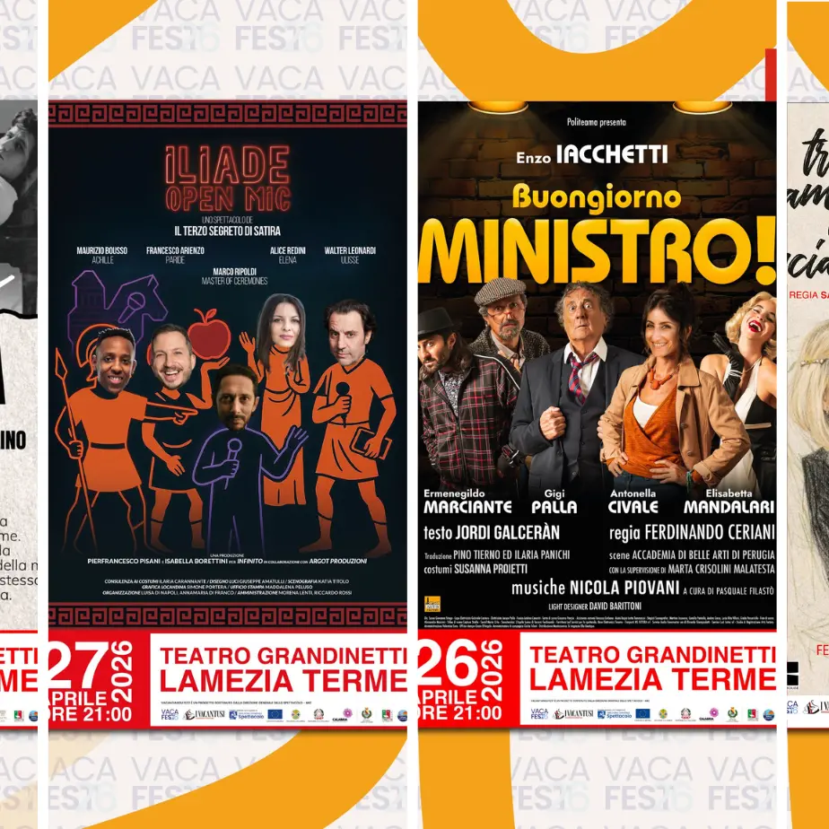 Il Vacantiandu Fest accende il Teatro Grandinetti a Lamezia\u00A0tra grandi classici, commedia e l’abbraccio dei giovani\n
