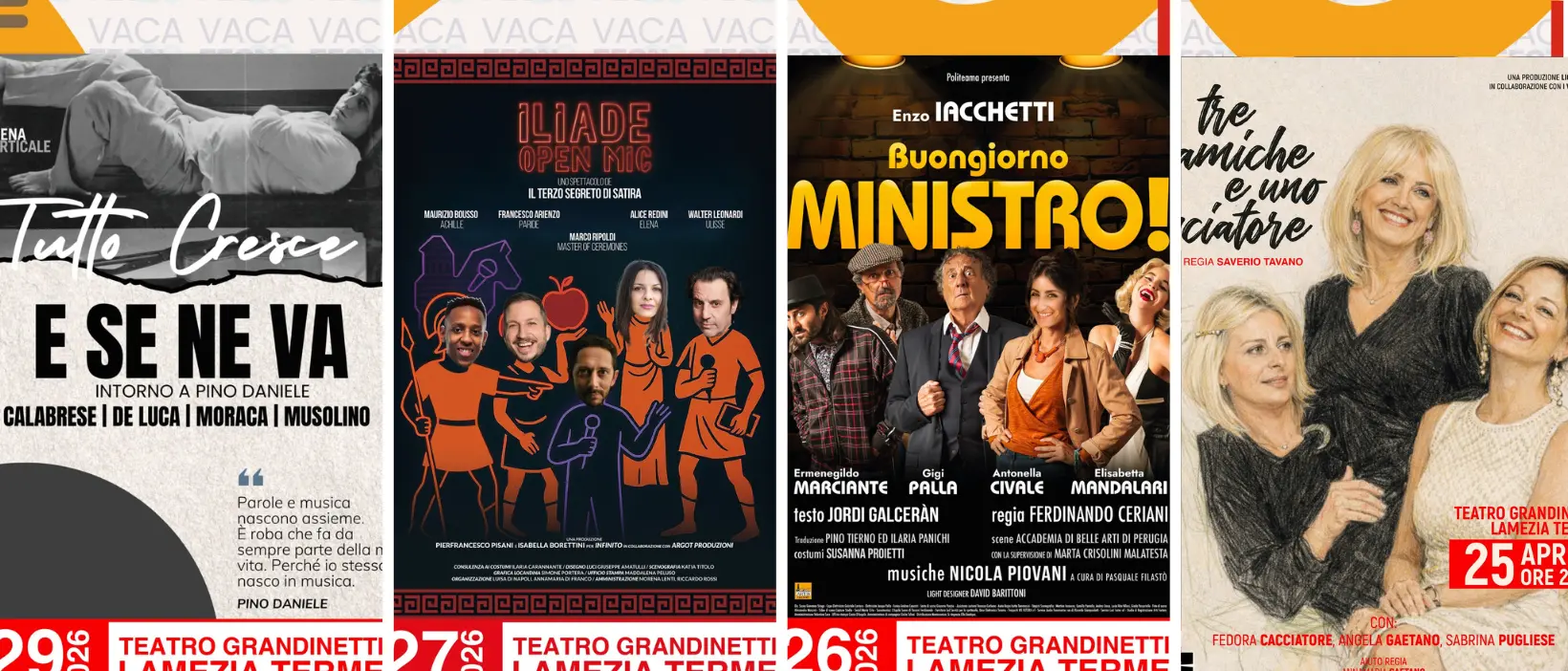 Il Vacantiandu Fest accende il Teatro Grandinetti a Lamezia\u00A0tra grandi classici, commedia e l’abbraccio dei giovani\n