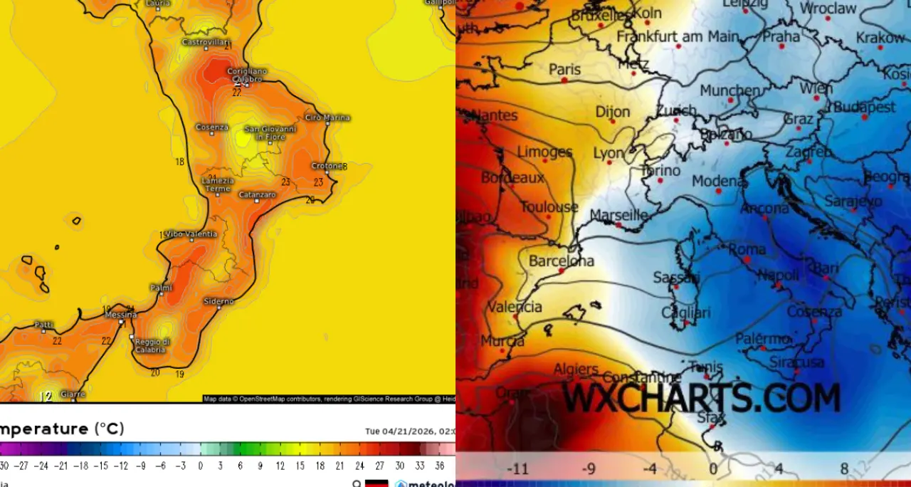 <p>Meteo Vibonese, prossimi giorni con caldo estivo e temperature fino a 28 gradi ma <span style=\"color:hsl(0, 75%, 60%);\">poi torna il freddo artico</span></p>
