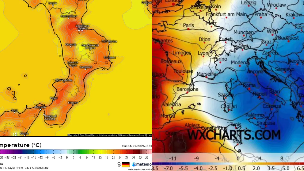 Meteo Vibonese, prossimi giorni con caldo estivo e\u00A0temperature fino a 28 gradi ma poi torna il freddo artico\n