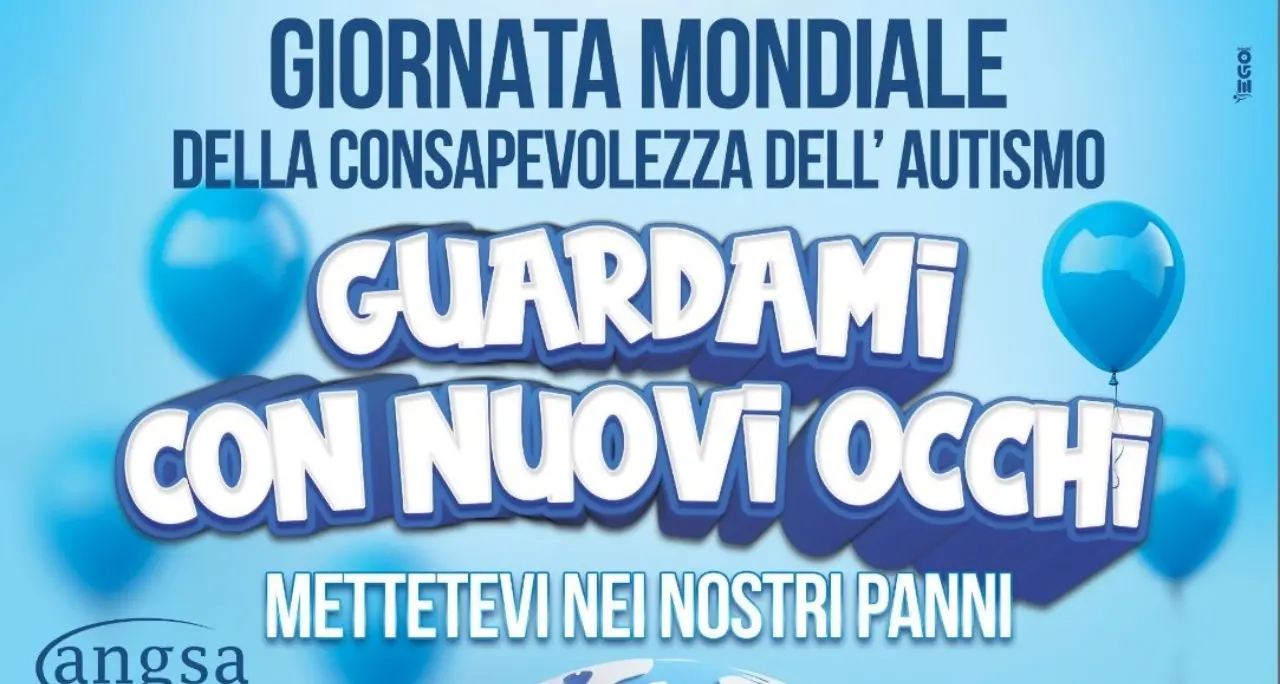Autismo, “Guardami con nuovi occhi”: oggi pomeriggio a Cosenza la manifestazione voluta da ANGSA\n