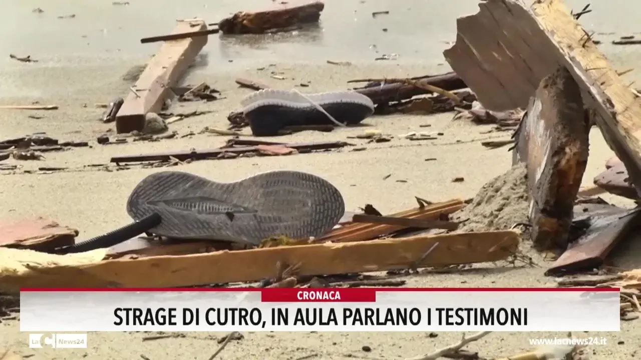 Strage di Cutro, in aula parlano i testimoni