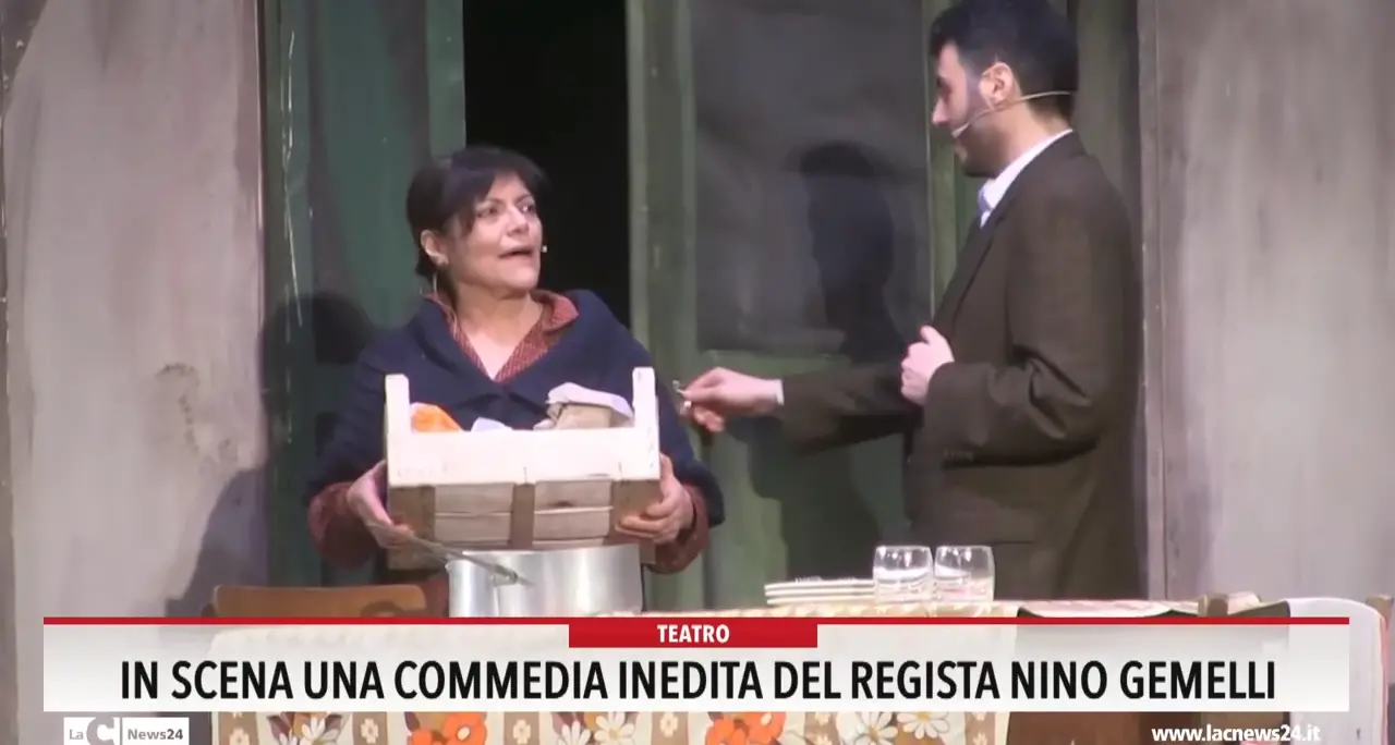 In scena una commedia inedita del regista Nino Gemelli